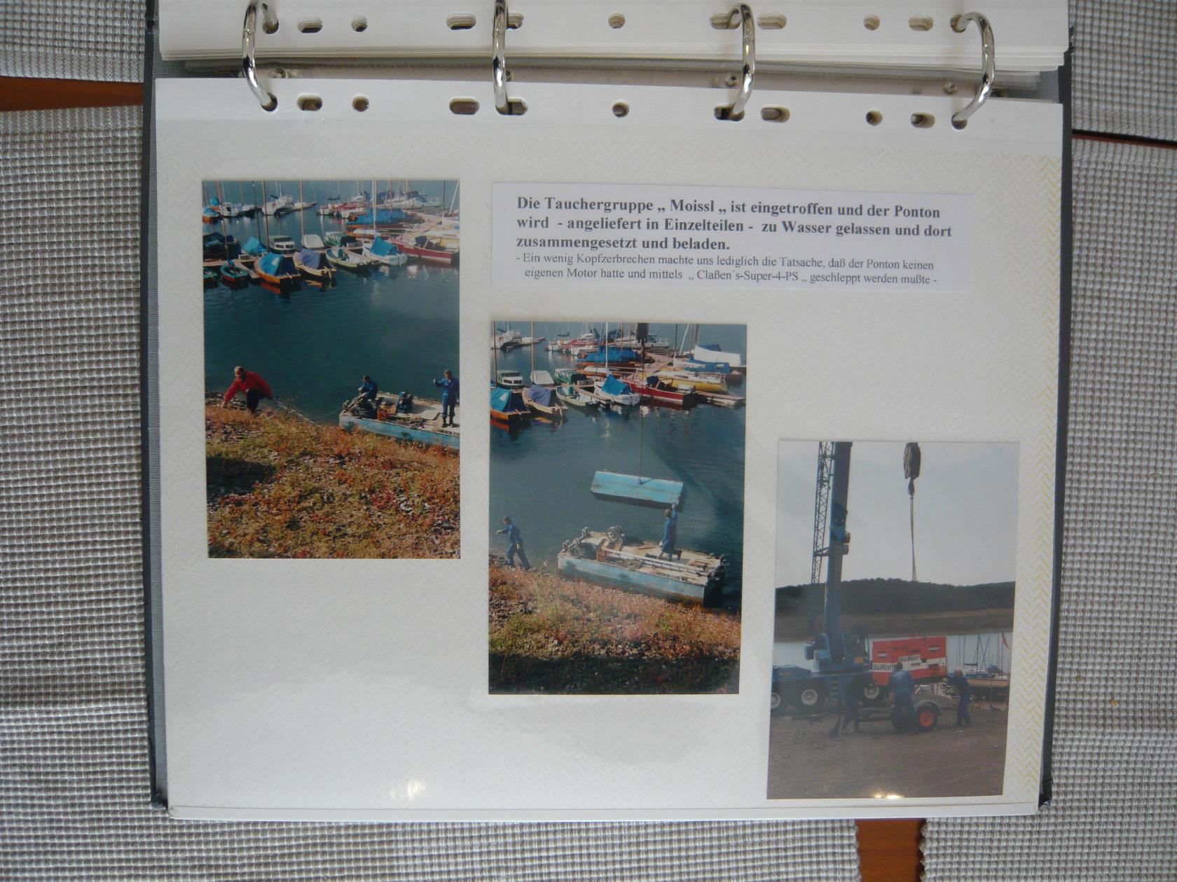 Austausch Unterwasserkonstruktion 1996